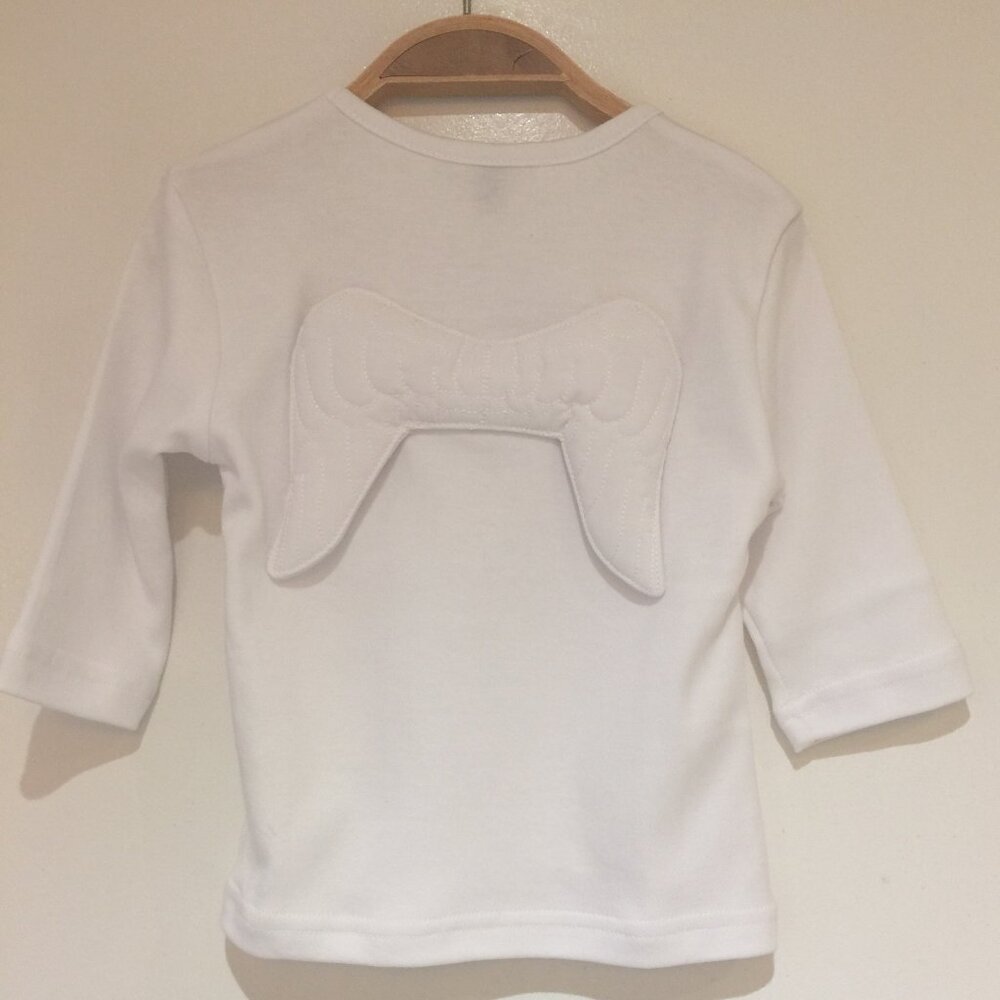 Super Cute Toddler Angel Wing T-Shirt. 12 Mos. NEW without tags
